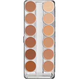 Kryolan Dermacolor Camouflage 12 Color Palette 75004 C