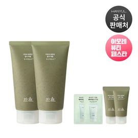 Hanyul 5% 더블쿠폰 한율 어린쑥 클렌징 흡 착 팩폼 120ml 2개 5% Double Coupon Hanyul Mugwort Cleansing Absorption Pack Foam 120ml 2pcs