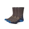 Smartwool Men's Hike Light Cushion Crew Socks Multipack Taupe-Laguna Blue