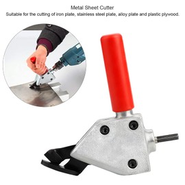 Metal Sheet Cutter Head, Metal Nibbler Steel Iron Sheet Saw Cutter Cutting Tool Electric Drill Attachment Accessories, Saw Cutting, Electric Scissors Iron Sheet Scissors Metal Cutter