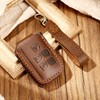 HIBEYO Smart Car Key Case Fits Land Rover Leather Protective