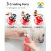 Casfuy Dog Nail Grinder Quiet - (45db) 6-Speed Pet Nail