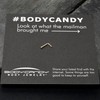 Body Candy 18 Gauge 14k Yellow Gold 1.5mm Ball L-Shaped