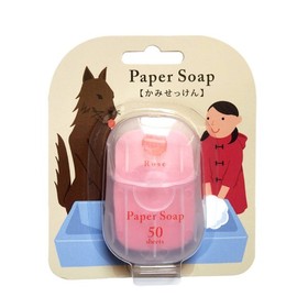 Chari Portable Paper Soap Disposable Soap Rose Scent / 챠리 휴대용 종이비누 페이퍼솝 일회용비누 장미향