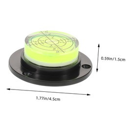 COHEALI Mini Bubble Level with Base High Accuracy Measuring Tool for Tripods and Turntables Durable Construction Compact for Easy Storage and Transport