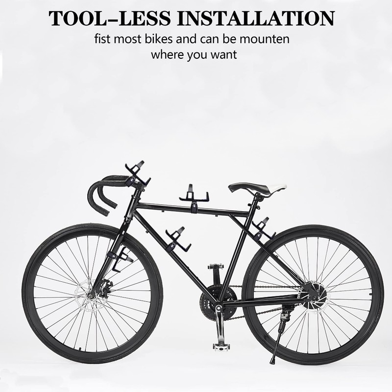 ROGTYO Bike Water Bottle Cage 360 Degree Rotation Bottle Holder