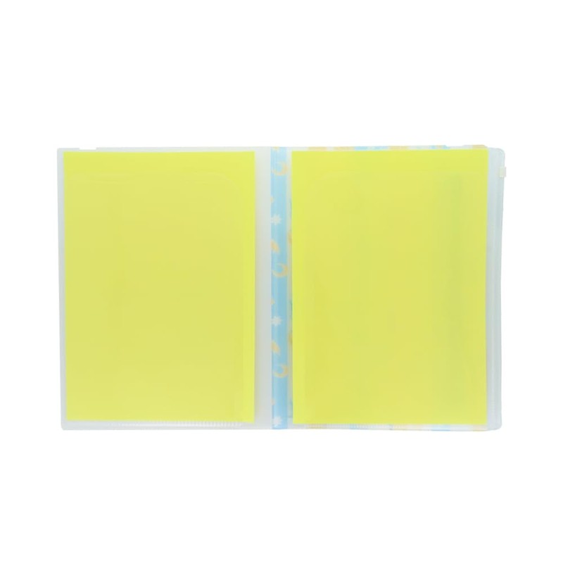 Sunstar Stationery PLAY S2173026 Moomin Clear File, 5 Pockets, Zipper