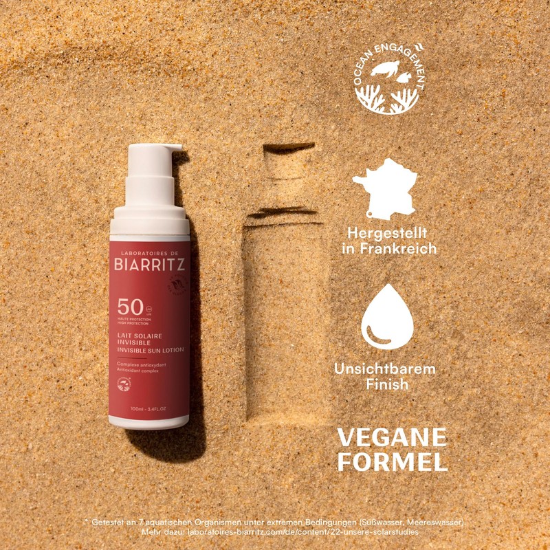 Laboratoires de Biarritz - Satin Sun Lotion SPF50 - Transparent
