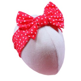 ZCYYYS Baby Valentine's Day Headband Bowknot Pink Red Love Heart Hairband Hair Bow Kids Toddler Bow Headbands Headwrap Hair Accessories TSFD62 (Red, One Size)