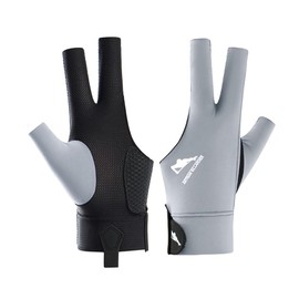 Generisch Billiard Gloves, Snooker Gloves, Billiard Pool Cue Gloves, Adjustable Pool Gloves (Grey)