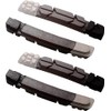 BBB Cycling BBS-15T TriStop Replacement Bike Brake Pads, Compatible with BBB Tristop Brake Shoes, 2 Pairs (4 Pieces)