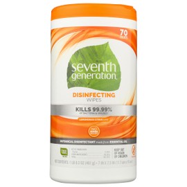 SEVENTH GENERATION Disinfecting Wipes 3pk 70 Count, 210 CT