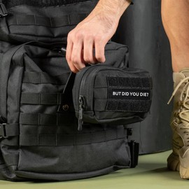 But Did You Die Patch Tactical Embroidered Emblem Patches for Military Backpacks Helmets Bags Vests Jackets (2Pcs, Black)