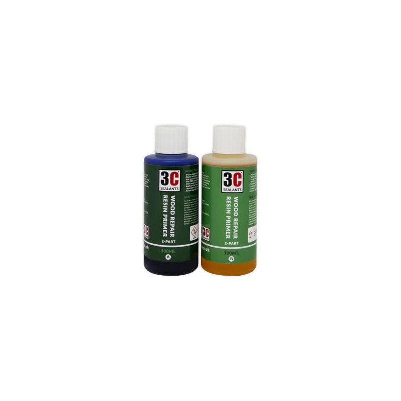 3C Sealants Wood Repair Resin Primer 2-Part 200ml