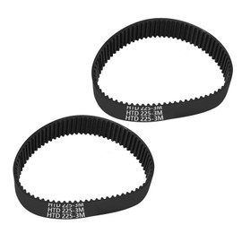 SZDPC Pack of 2 HTD3M-225 Timing Belt Drive Belt Compatible with Parkside Pebs 900 / Bosch PBS75A-GBS75A-GBS75AE / Silvercrest Sanding Mills