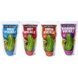 Van Holten's Pickle In-a Pouch Variety Pack, 12 pickles, 3 of each Flavor of ...