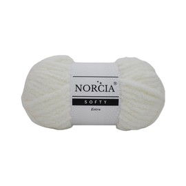 NORCIA Softy Yarn, Fluffy Yarn, 100 gr (76 Yds) Soft Yarn for Crocheting, Plush Yarn for Amigurumi, Chenille Yarn, Baby Blanket Yarn Crochet & Knitting, Fur Yarn