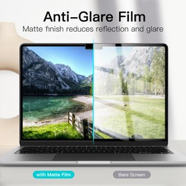 JETech Screen Protector for MacBook Air 15.3 Inch (2024/2023, M3/M2), Anti-Glare Matte Screen Protector, Anti Fingerprint, Pack of 2