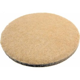 Shepherd Hardware 9927 2-Inch Heavy Duty Self-Adhesive Felt Furniture Pads, 4-Pack, Beige