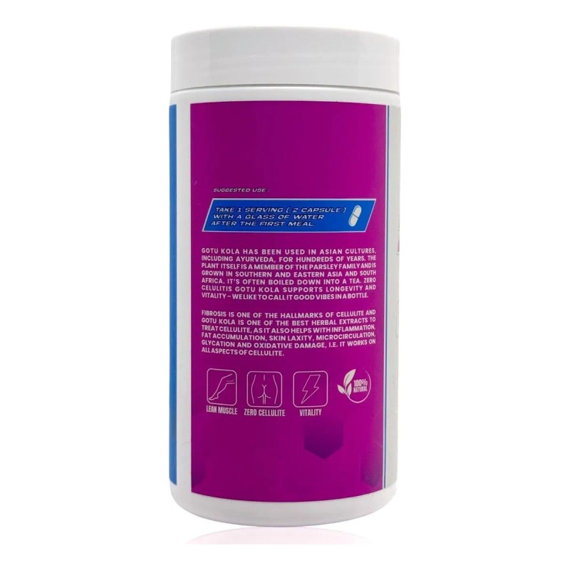 Lipoblue Lipozero Celulitis Gotu Kola Caps Sfn Sabor
