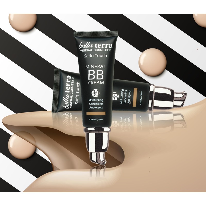 Bellaterra Cosmetics BB Cream - Tinted Moisturizer, Mineral Foundation Makeup,