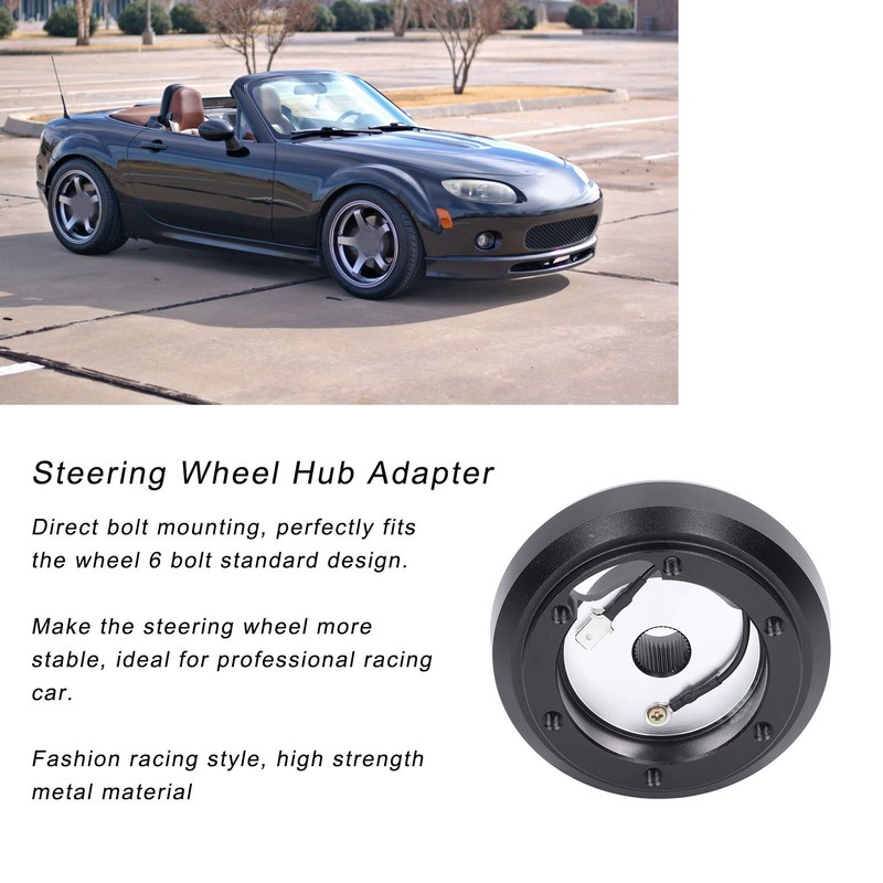 Car Steering Wheel Quick Release Short Hub Adapter Boss Kit