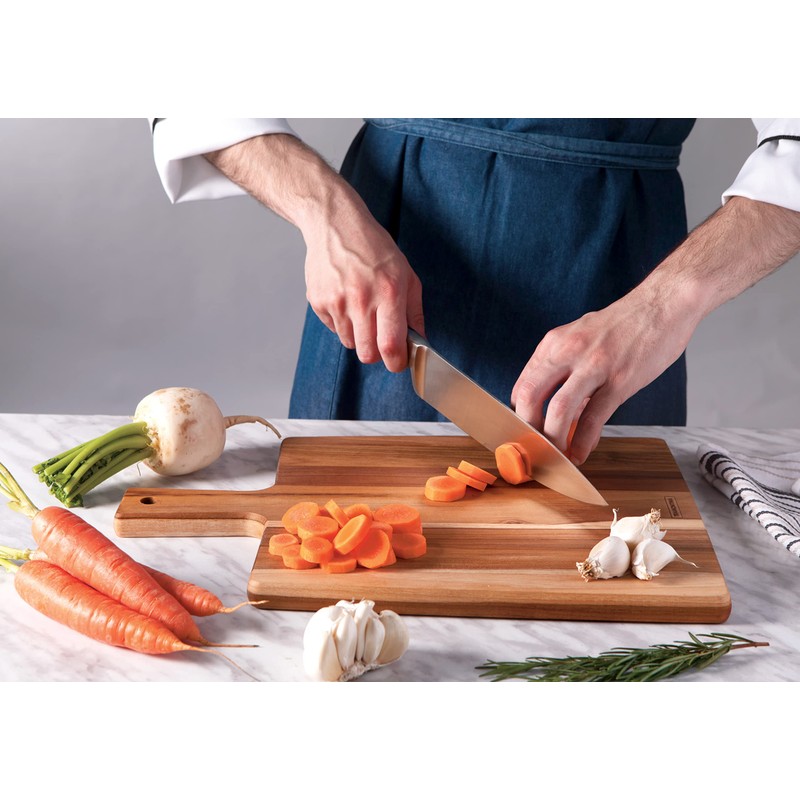 Tramontina Teak Wood Serving Board, Chopping Board, 34 x 23