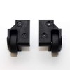 Pelican 1510/1560 Replacement Wheel housings(Left & Right), Includes 2 Wheels.