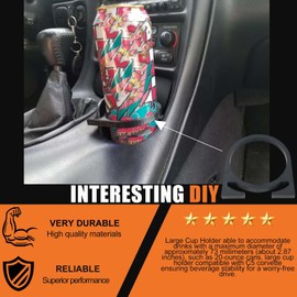Upgrade Large Cup Holder Compatible with C5 Corvette 1997-2004 | High Capacity | Easy Installation