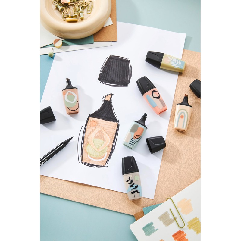 STABILO BOSS MINI Naturevibes - Highlighter - Pack of 10