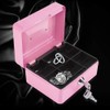 MAGT Padlock Box Steel Cash Box with Padlock Mini Household