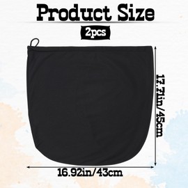 2PCS Welding Helmet Bag Microfiber Ski Hood Storage Bags with Drawstring Locking, Folding Large Storage Helmet Organization Backpack Lightweight for Motorcycle Bicycle Bike Riding Travel Racing(Black)