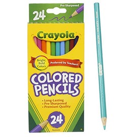 Crayola Colored Pencils, Assorted Colors, 24 Count, Case of 36 packs37