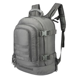 ZSearARMY Tactical Backpacks Assault Pack 3 Day Bag Expandable Backpack Out Bag Classic Case Travel Hiking(Gray, with Belt)