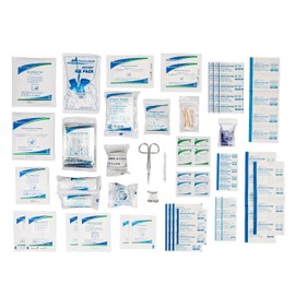 First Aid Kit Refill - 100 Piece - Extra Replacement Supplies for First Aid Kits, Loose Packed Restock Supply Pack