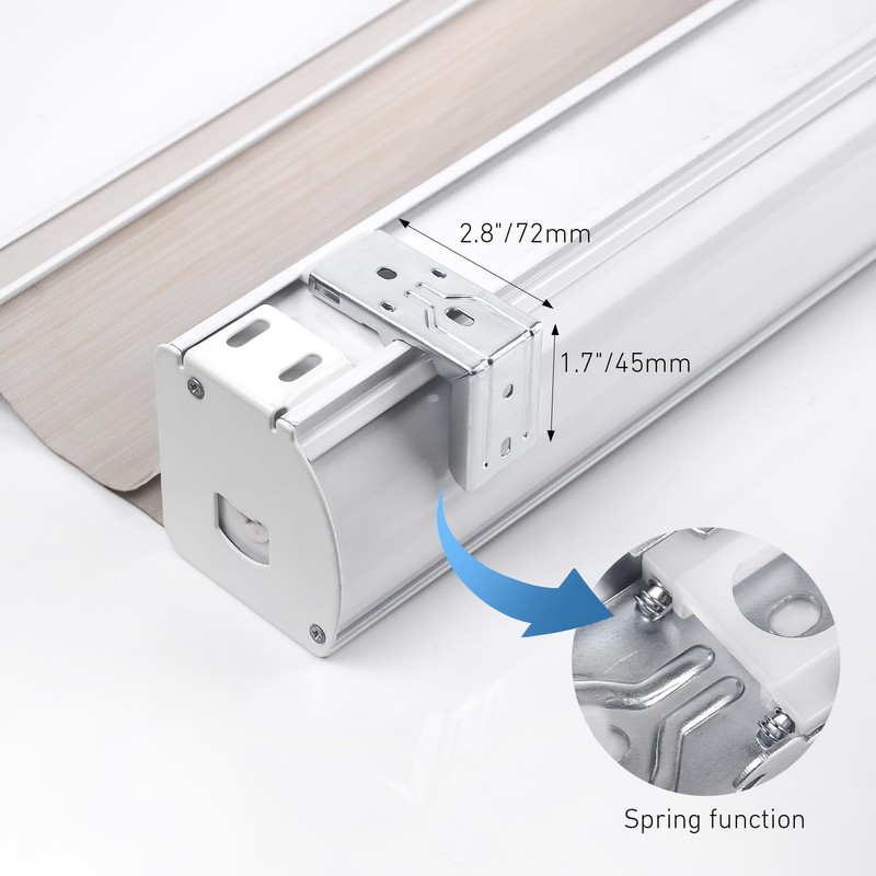 Zebra Shades Metal Blinds Mounting Bracket - Heavy Duty Support