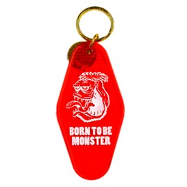 Blue Vogue Biker Motorcycle Harley American Casual Vintage Motel Key Chain USA American Miscellaneous Goods Double-Sided Hot Stamped USMO, 008 CL RED