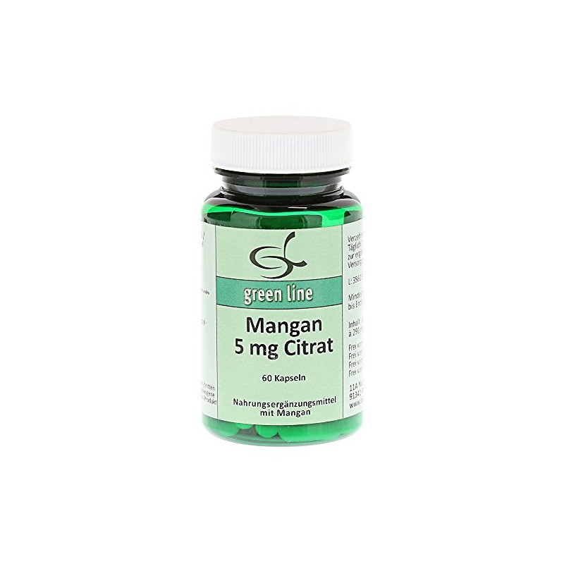 MANGAN 5 mg Citrate Capsules Pack of 60