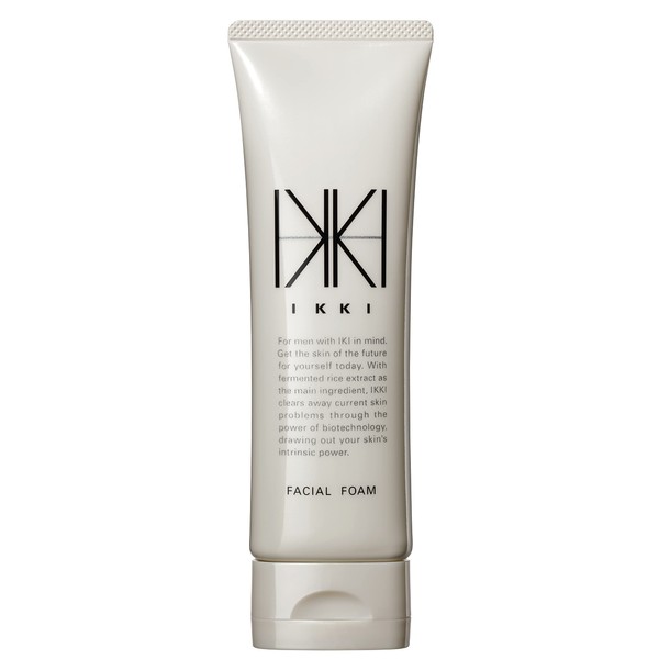 IKKI Facial Foam, Foam, Facial Cleansing Foam, Facial Cleanser, Skin Care, Men's, 2.8 oz (80 g)