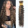 Highlight Human Braiding Hair for Boho Braids 110g Deep Water