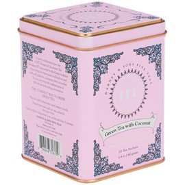 Harney & Sons Caffeinated Green Tea with Coconut Tin 20 Sachets