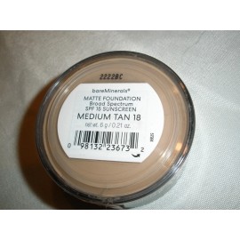 bareMinerals New Choose Your Shade Bare Minerals Original Matte Loose Powder Foundation SPF15 - Medium Tan 18