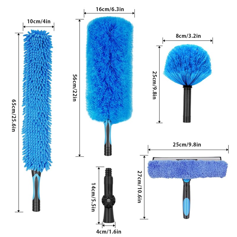 30 Foot High Ceiling Duster Kits with 4.7-24 FT Carbon