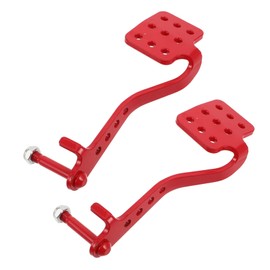 GRIRIW 1 Set Race Cars Go Kart Pedals Kit Replacement Brake Throttle Pedals Racing Go Kart Accessory Go Kart Brake Cart Modified Parts Go Kart Foot Pedal Metal Red