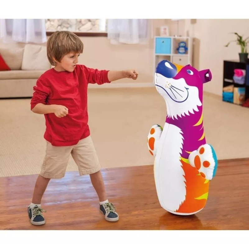 Intex Paquete Muñecos Inflables Tigre,dragón Y Luchador Para Niños