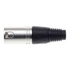 Keple 3 Pole XLR Plug, Black - Male Audio Mic