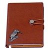 Kingfisher on Branch Notebook A6 Pocket Sized Notepad Gift Optional