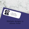 Gothic Couples Return Address labels - Set of 30