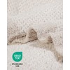 Beige Throw Blanket for Couch, Super Soft Knitted Blankets, Warm