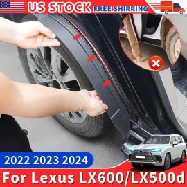 Lallker For 2022-2025 Lexus LX600 LX500d Exterior Upgraded Accessories rear wheel fender